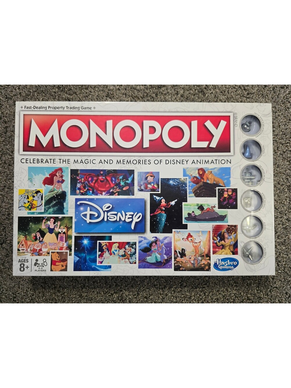 Monopoly Disney Edition Board Game Disney Characters Family Game Collectible